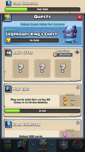 new chest order clash royale