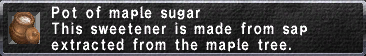 Pot of maple sugar