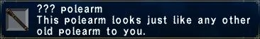 Unknown polearm