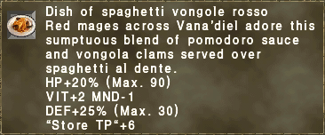 Dish of spaghetti vongole rosso