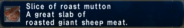 Roast mutton
