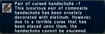 Cursed handschuhs 1