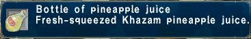 Pineapple juice