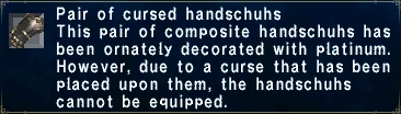 Cursed handschuhs