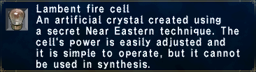 Lambent Fire Cell