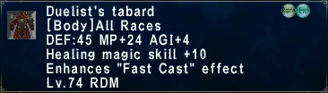 Duelist's Tabard