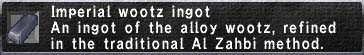 Imperial wootz ingot