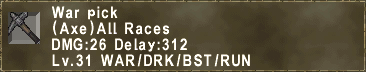 War pick