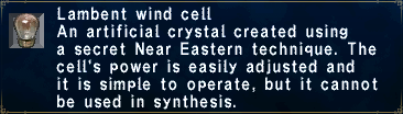 Lambent Wind Cell