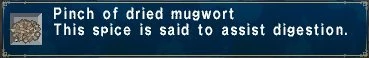 Driedmugwort