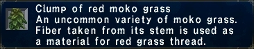 Red Moko Grass