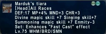 Marduk's tiara