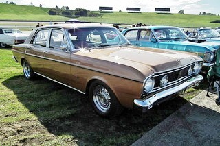 1968 Ford XT Falcon GT sedan. at the 2011 NSW All Ford Day, Eastern Creek Raceway, Sydney. PM