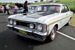 1969 Ford XW Falcon GT sedan. at the 2011 NSW All Ford Day, Eastern Creek Raceway, Sydney. PM