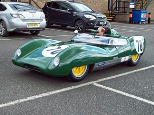 Lotus 17 - XVII 1959 - Coventry Climax 1216cc S4 FWE engine, at the 2012 Donington Historic Festival, RK