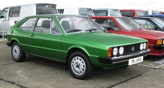 Volkswagen Scirocco Mk1 1974 one of the very early ones at North Weald in 2010