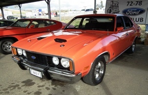 1978 Ford XC Falcon 500 sedan at the 2012 New South Wales All Ford Day, at Sydney Motorsport Park, Sydney