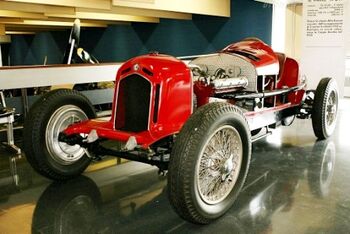 Alfa Romeo Tipo A Monoposto at the Alfa Romeo Museo Storico, WM