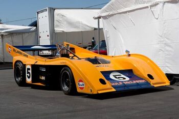 McLaren M20 Chevrolet, Chassis M20-2, at the 2009 Monterey Historic Automobile Races, WM