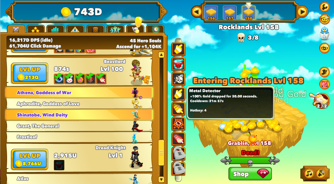 clicker heroes late game