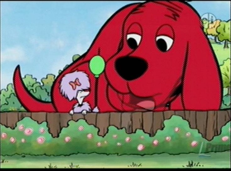 clifford the big red dog fluffed up cleo teamspirit