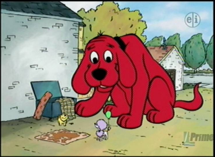 clifford the big red dog fluffed up cleo teamspirit