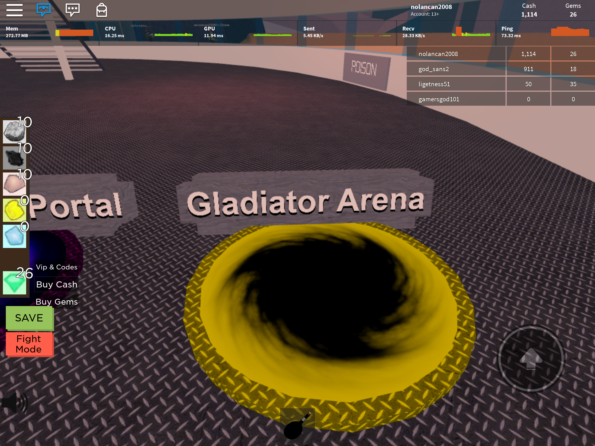 Gladiator Arena Clone Tycoon 2 Wiki Fandom - codes for gems in clone tycoon 2 in roblox