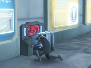 Lars Working on Self Destruct Glacier Base