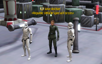 Luke overseeing training