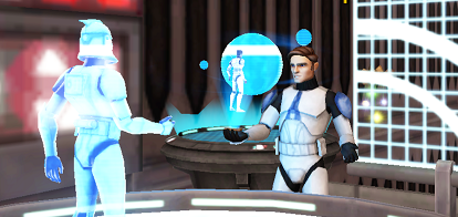 Luke communicates