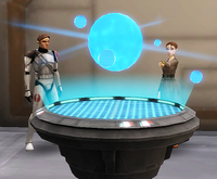 Luke and Sarah Coruscant