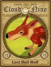 Lost red wolf