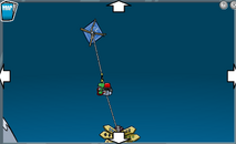 Tracking device kite