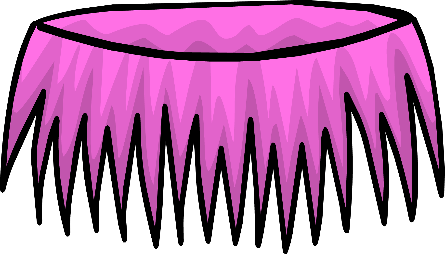 pink grass skirt