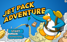 Jet Pack Adventure Menu