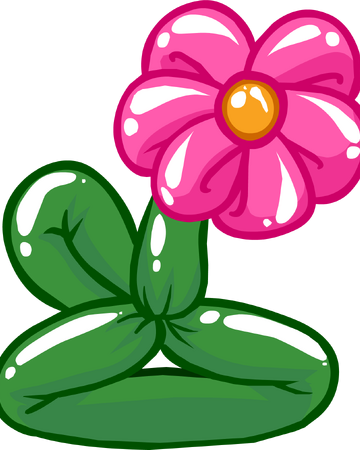 Balloon Flower Hat Club Penguin Rewritten Wiki Fandom - pink flower hat roblox