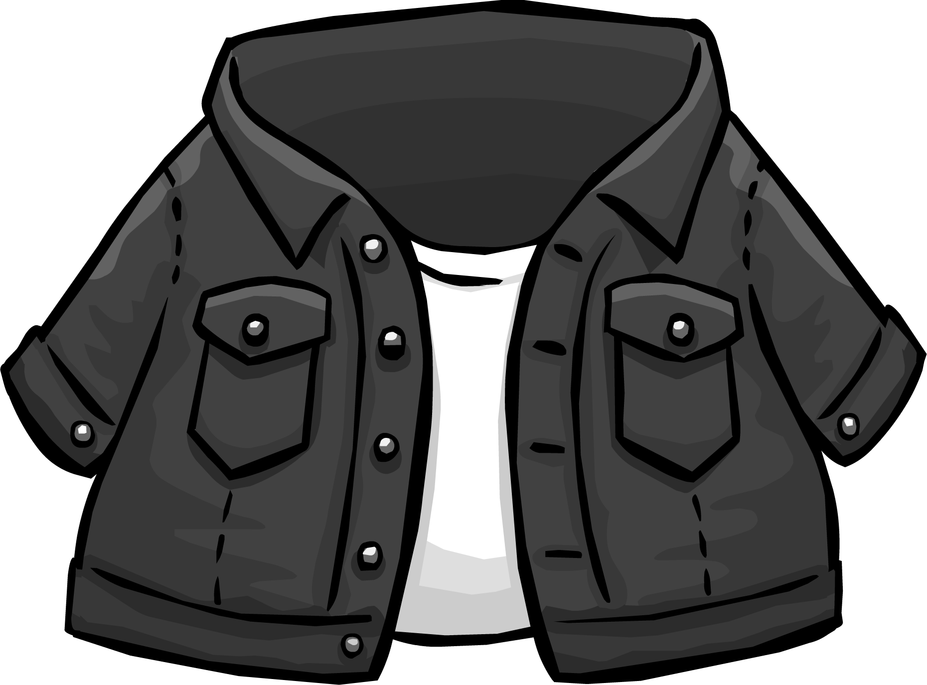 Black Denim Jacket Club Penguin Rewritten Wiki Fandom - roblox denim jacket png