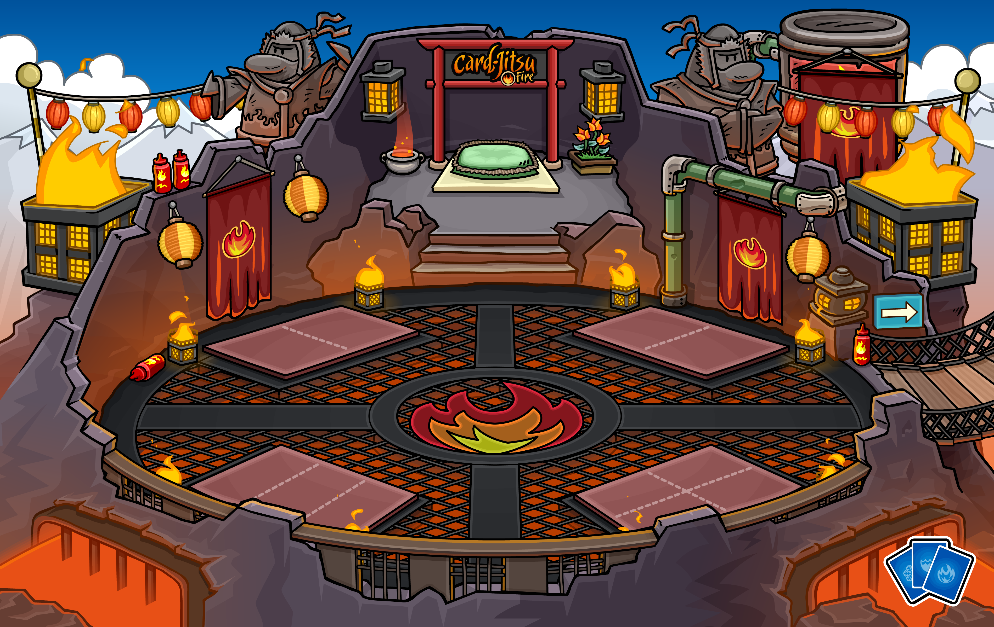 Resultado de imagen para celebration of fire 2018 club penguin rewritten