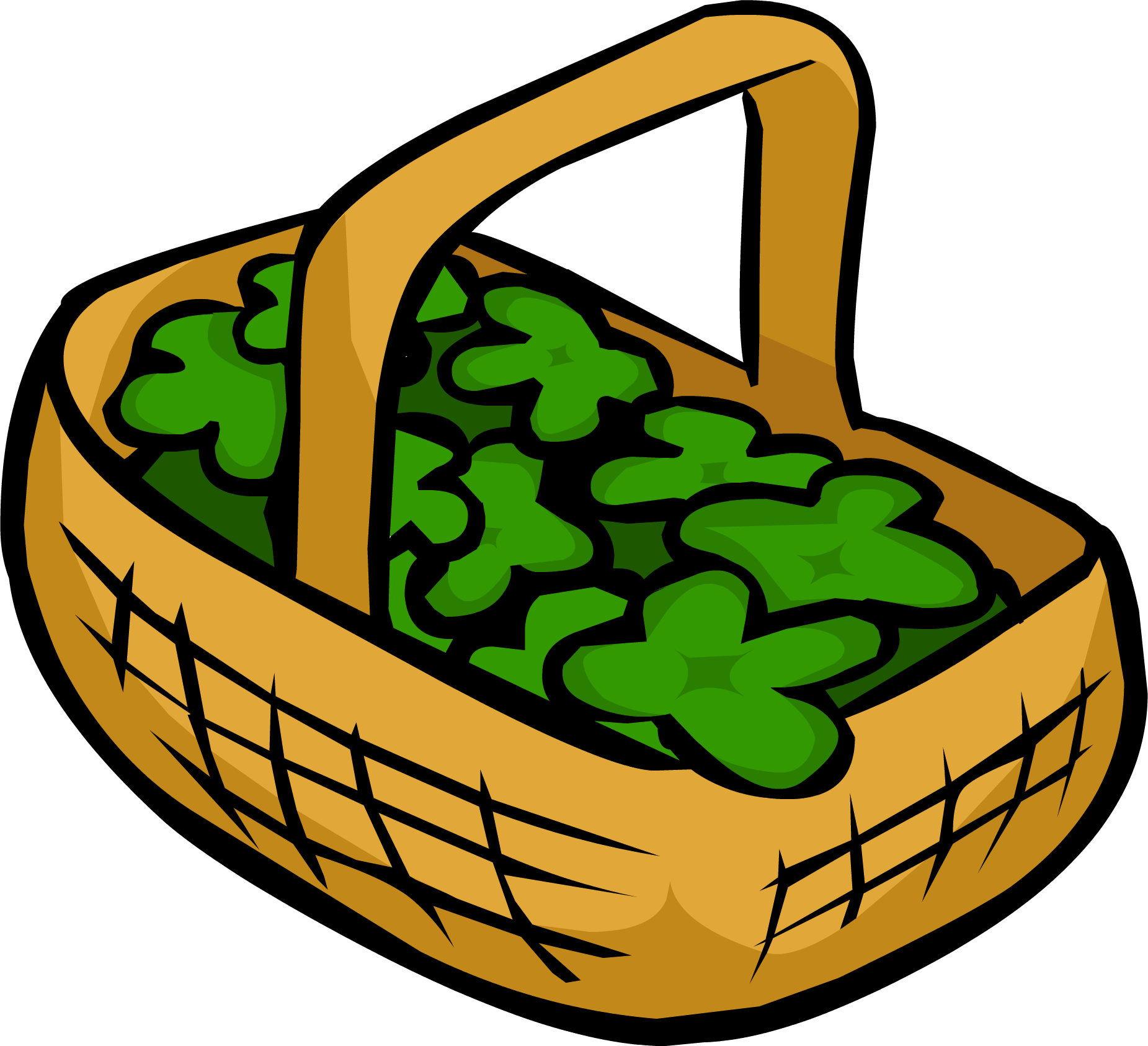 Clover Basket | Club Penguin Rewritten Wiki | Fandom