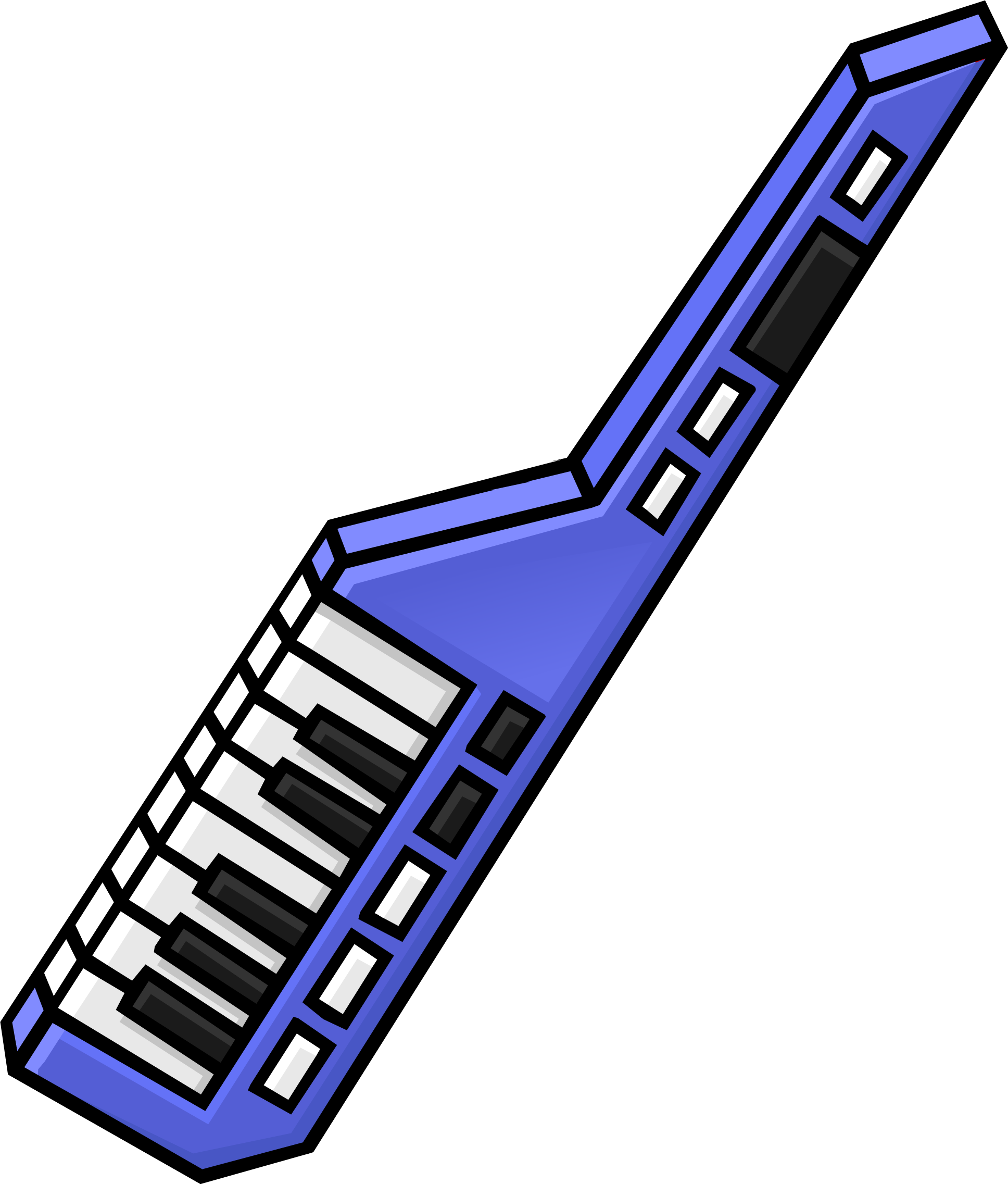 Purple Keytar