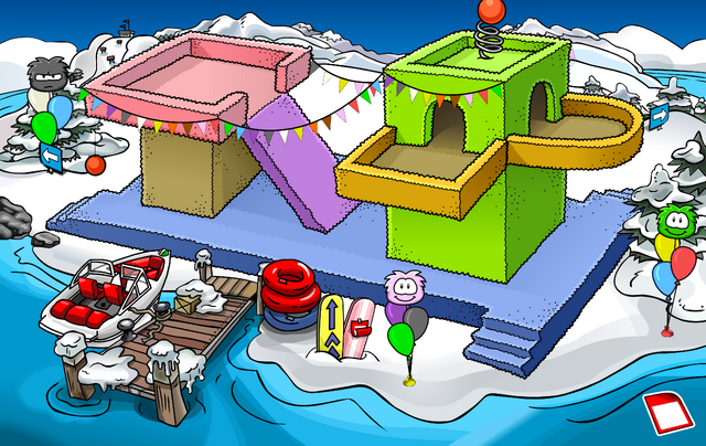 Club Penguin Rewritten Cheats™: Club Penguin Rooms #39: Town Center