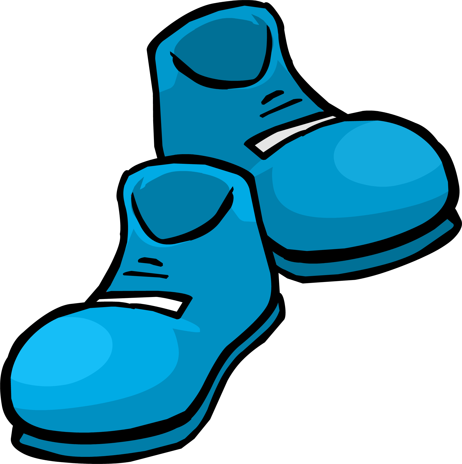 Blue Clown Shoes | Club Penguin Rewritten Wiki | Fandom
