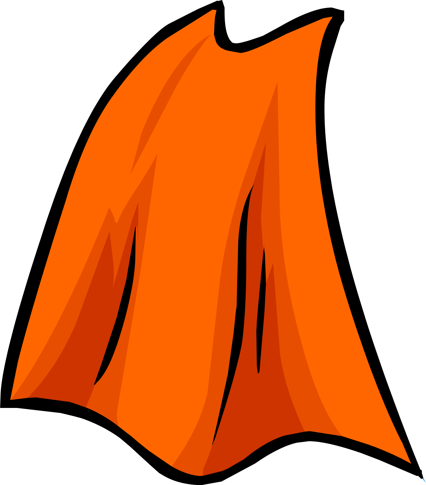 Orange Cape | Club Penguin Rewritten Wiki | Fandom