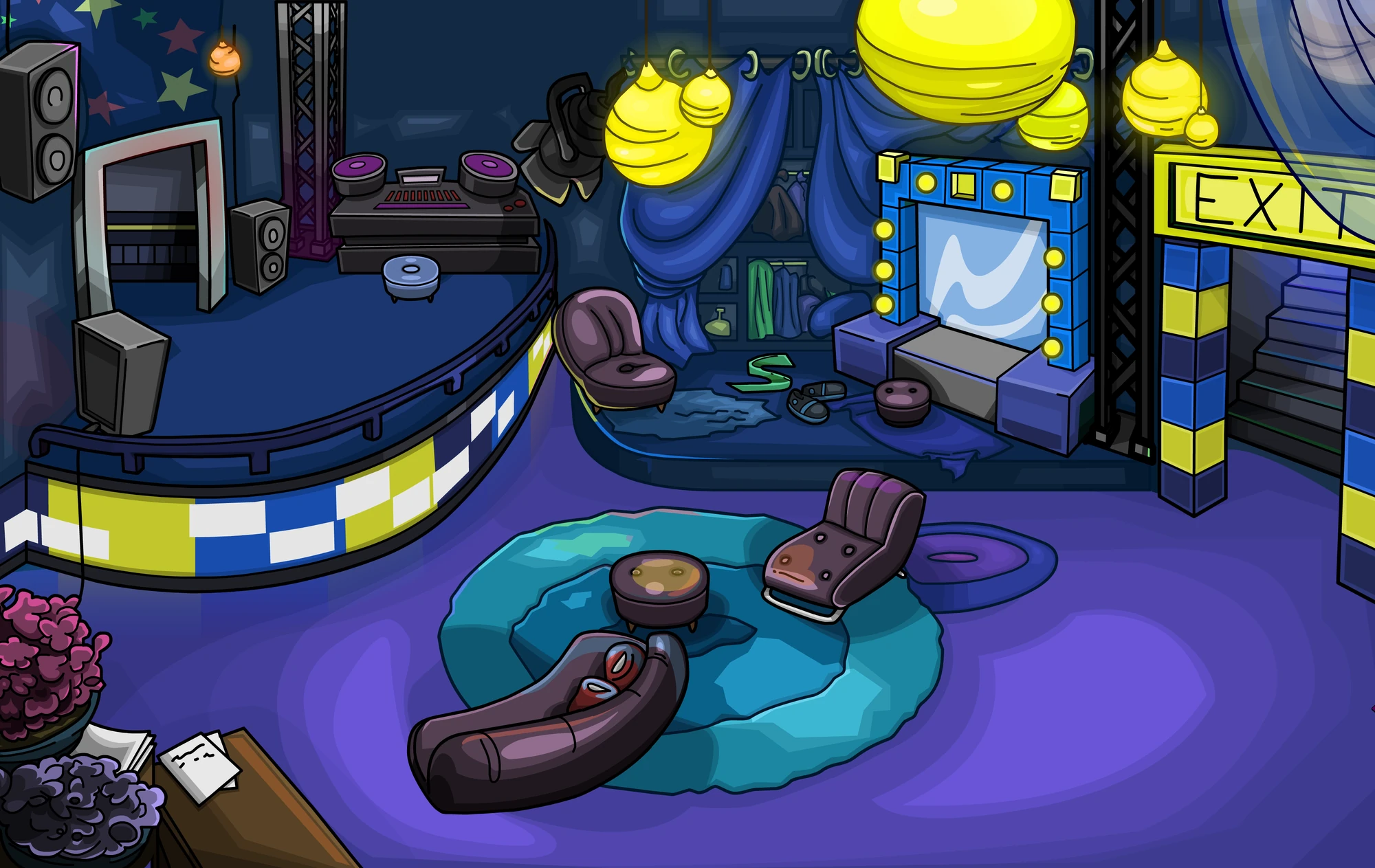 Concert Backstage Club Penguin Rewritten Wiki Fandom