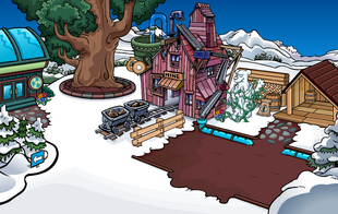 Resultado de imagen para mine shack club penguin rewritten