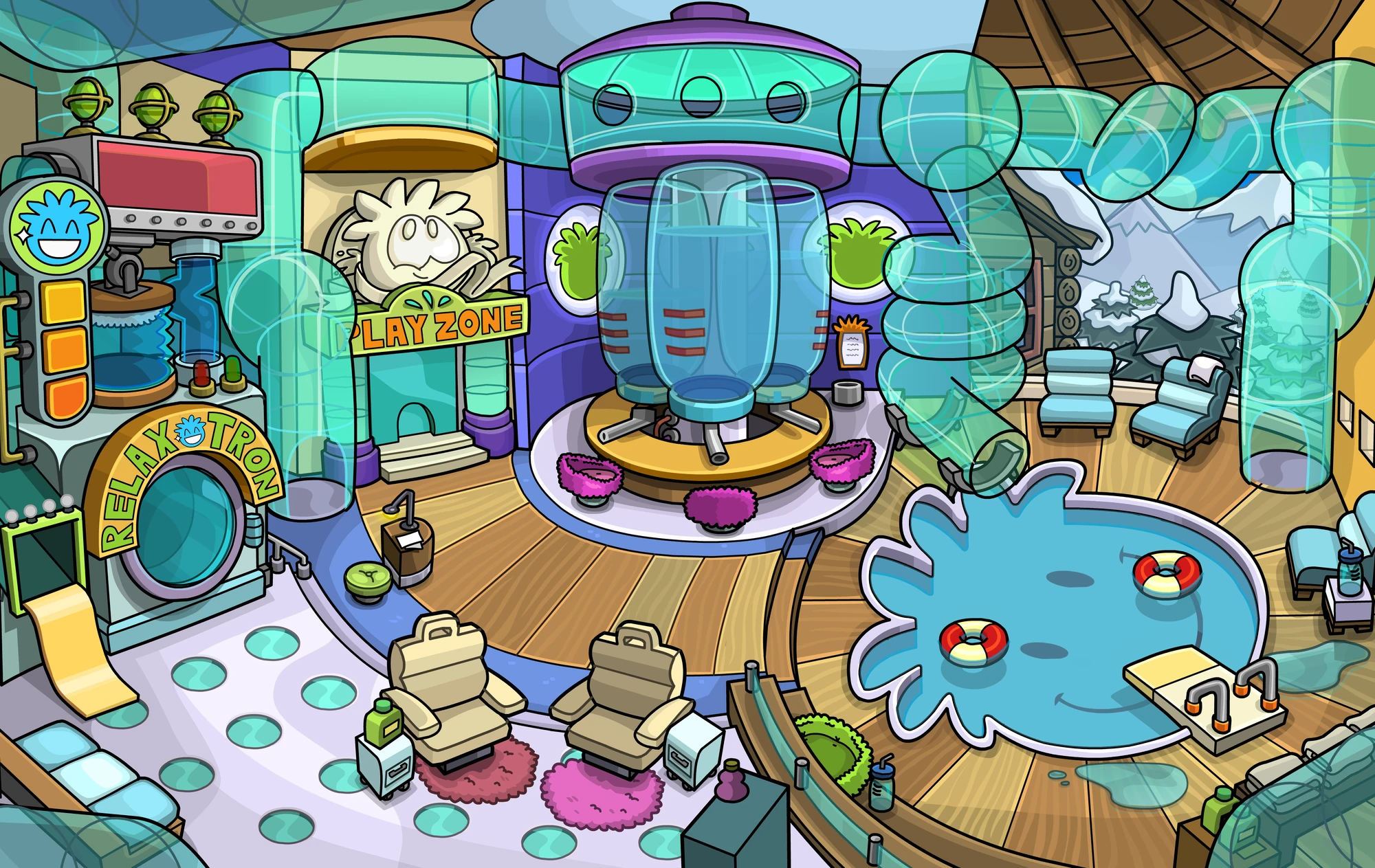 Puffle Spa Club Penguin Rewritten Wiki Fandom