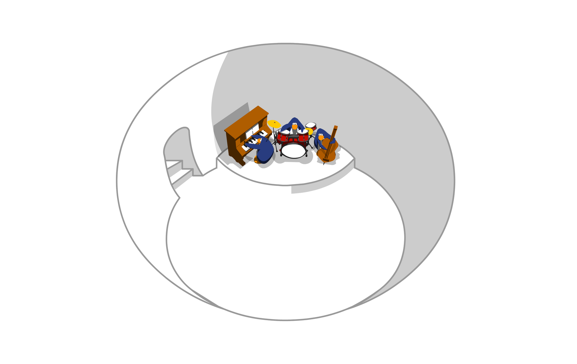 Penguin Chat Igloo | Club Penguin Rewritten Wiki | FANDOM ...