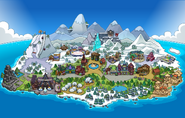 Frozen Fever Party Map