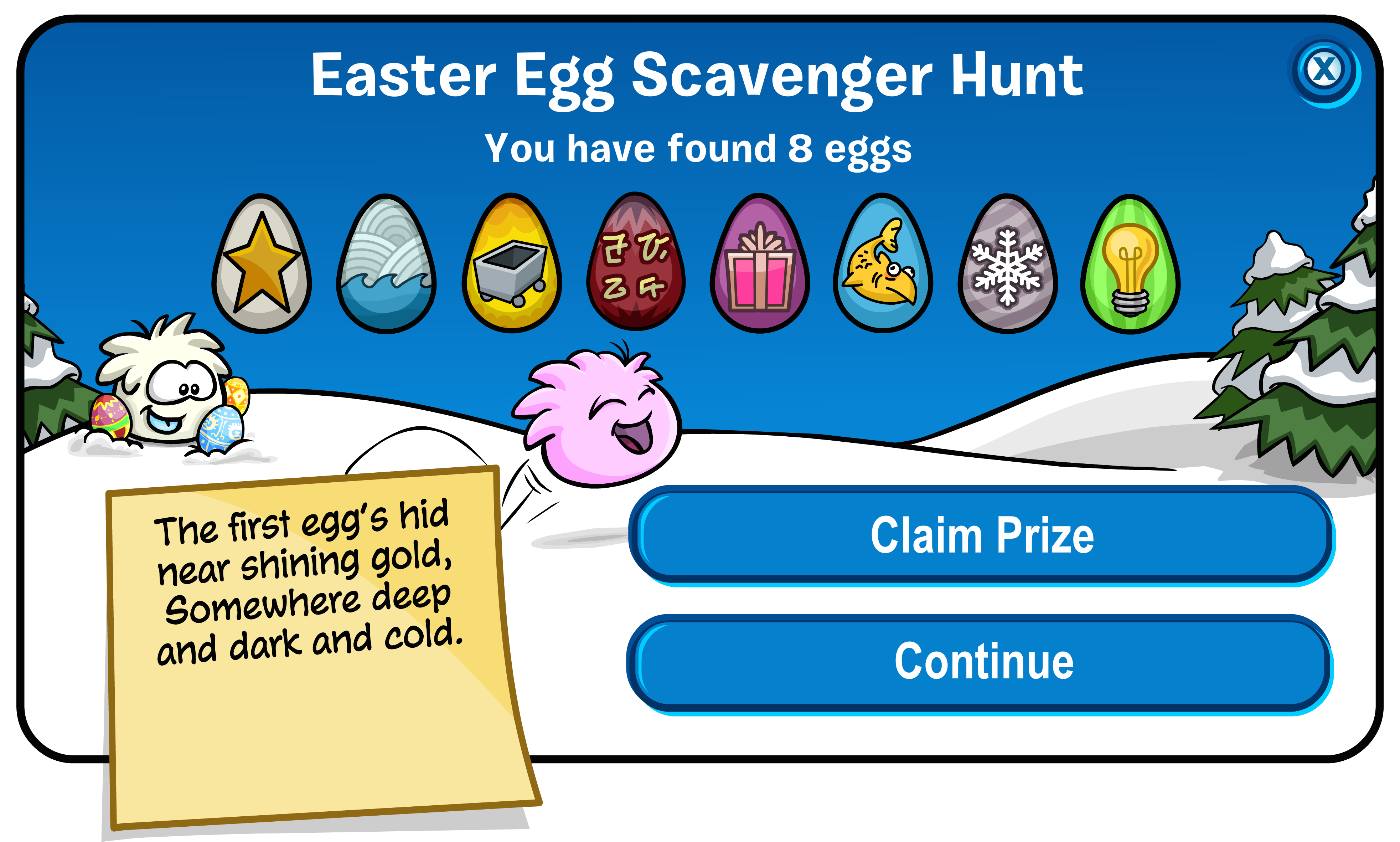 С Пасхой Пингвин. Scavenger Egg Hunt. Egg Hunt 2012. Egg Hunt задания.