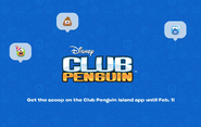 Club Penguin Island Party logo screen